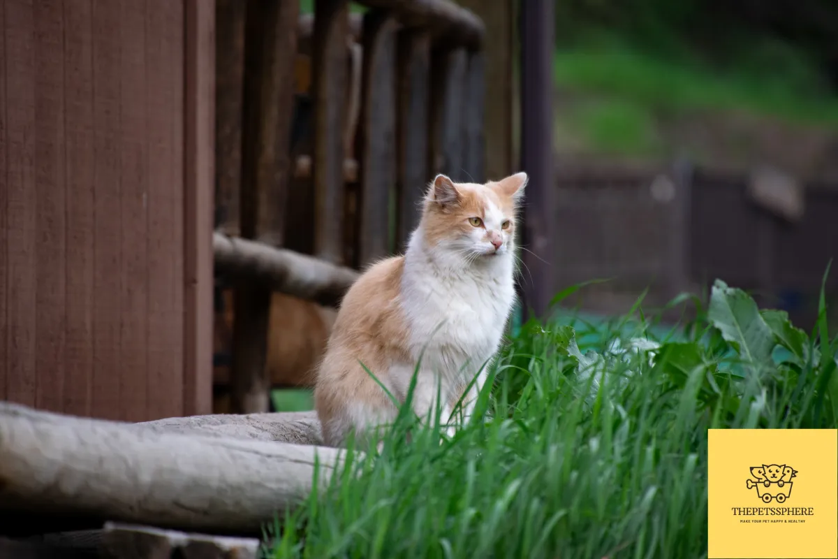 cat watching for prey